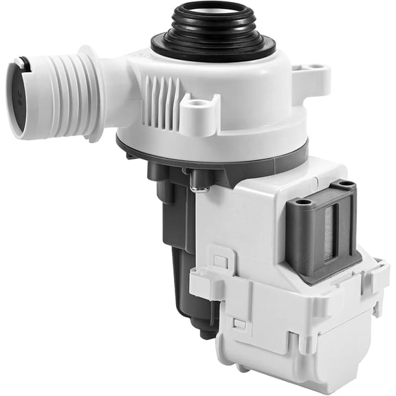 Upgraded W10919003 W10775446 Washer Drain Pump Assembly for Whirlpool Maytag Kenmore Amana Washing, Replaces WTW4816FW3 NTW4519JW2 NTW4516FW3 AP6038235 EAP11770076 PD00042517 Washer Drain Pump