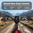 thumbnail image 3 of Electric Bike for Adults, 350W 26" Folding E-Bike, Electric Mountain Bike, Removable Battery, Up to 22 MPH, 30–45 Mile Pedal-Assist Range, 7-Speed, APP Control, 3 of 10