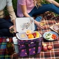 thumbnail image 5 of FORMRS Insulated Cooler Bag 24 Cans Capacity Soft Leakproof Lunch Box with Side Pockets, Love in The Clouds, 5 of 7
