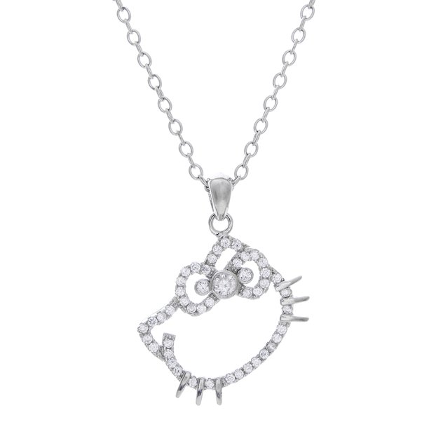 Joyería personalizada, collar con colgante de Hello Kitty con estilo Animal, joyería DIY para mujer y niña