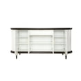 thumbnail image 3 of Paris Chic Wood & Marble Sideboard - White Anigre/Espresso, 3 of 6