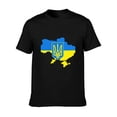 thumbnail image 5 of T-shirt Ukraine Map National Emblem  Soft Cotton Adult Heat-Transfer Graphic T-Shirt - 180g Breathable Fabric, Unisex Summer Casual Wear with Durable Heat-Printed Design, 5 of 10