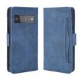 thumbnail image 1 of Case for Google Pixel 6 Pro Cover Adjustable Detachable Card Holder Magnetic closure Leather Wallet Case - Blue, 1 of 5