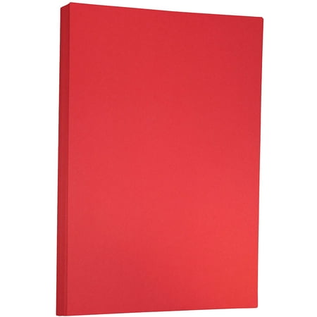 11 X 17 Cardstock - JAM Paper Bright Colored Tabloid Cardstock, 11 x 17, 65lb Red, 50 Sheets/Pack