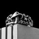 thumbnail image 2 of Mushroom Star Men Rings Stainless Steel Retro Punk New In Rock Women Jewelry Fashion Accessories Stranger Things Gift Wholesale, 2 of 5