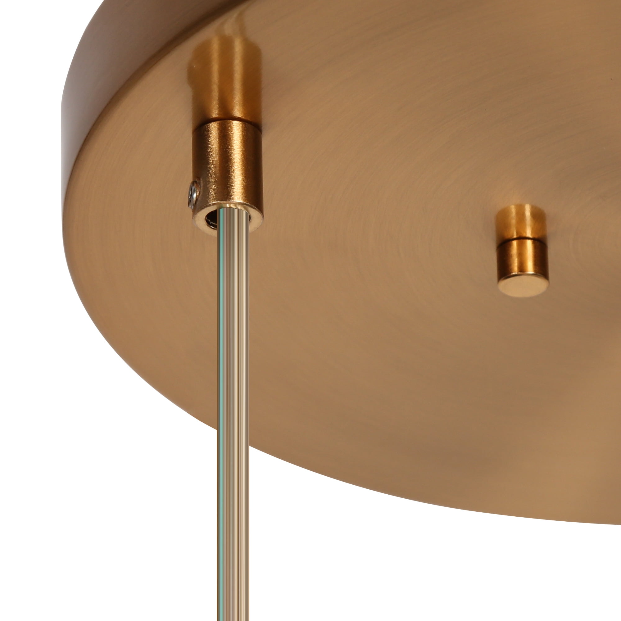 LNC 3-Light Gold Modern/Contemporary Art Glass Bell LED Pendant Light, For Kitchen Island