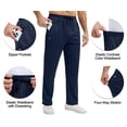 thumbnail image 4 of Weilanxin Men's Mesh Lightweight Sweatpants with Zipper Pockets Athletic Pants for Men Gym Pants for Workout,Jogging,Running, 4 of 8