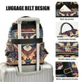 thumbnail image 3 of FORMRS Mini Backpack Purse for Women Travel Daypack Casual Shoulder Bag, Beige Geometric Eagle, 3 of 7