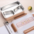 thumbnail image 1 of Boovnll Bento Box, Sealed Fresh-Keeping Box Large-Capacity Separated Portable Lunch Box Heat-Preserving Lunch Box, Bento Box Adult, Bento Box for Kids, Lunch Box Containers, 1 of 1