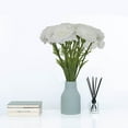 thumbnail image 2 of Kbndieu Artificial Fake Flowers 5PCS White Carnation Table Centerpieces for Dining Room DIY Floral Decor Silk Flowers Arrangements for Indoor Outdoor Garden Home Farmhouse, 2 of 7