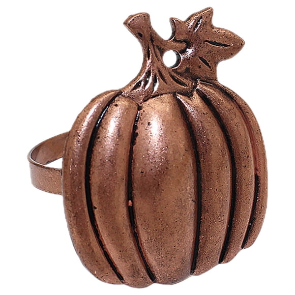 BEADCEST Decorativos De Calabaza En Aleación Color Café Para Mesas Otoñales