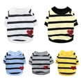 thumbnail image 3 of Dog Clothes Striped Printed Dog Hoodies For Kittens And Puppies Pullover Dogs Puppy Sweater Warm Clothing, 3 of 6
