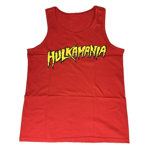 Hulk Hogan Hulkamania Yellow Logo Tank Top Shirt