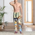 thumbnail image 2 of Gaeub Bluey Print Mens Pajama Pants,Lounge Pants With Pockets And Drawstring-Large, 2 of 6