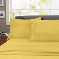 thumbnail image 5 of Porch & Den  Jericho Stripe 600TC Egyptian Cotton Bed Sheet Set Taupe Striped Twin XL Modern & Contemporary, 5 of 5