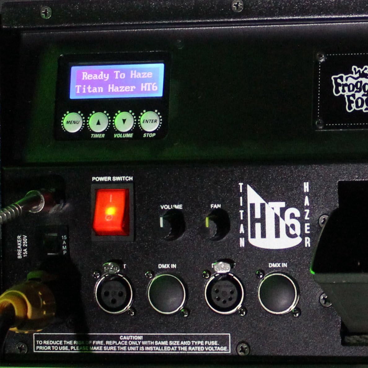 Froggy's Fog® - Titan® HT6 - Touring Hazer - 1200 Watt Haze Machine