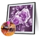 thumbnail image 2 of Rosa 5D diamante pintura bordado DIY artesanía punto de cruz decoración (Borgoña FLhrweasw Nuevo, 2 of 9