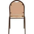 thumbnail image 5 of NPS 9200 Series Premium Vinyl Upholstered Stack Chair, French Beige Seat, Mocha Frame, 5 of 5