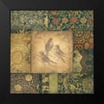 thumbnail image 2 of Marrott, Stephanie 15x15 Black Modern Framed Museum Art Print Titled - Avian Tapestry I, 2 of 5