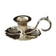 thumbnail image 5 of Candelabro cónico vintage de metal, latón plateado bronceado, estilo antiguo para decoración de mesa navideña, 1 unidad, 10 x 5,5 cm Rkxzt, 5 of 7