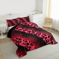 thumbnail image 3 of Manfei Leopard Cheetah Print 2pcs Bedding Comforter Set for Teens Girls Boys,Bling Pink Glitter Twin Comforter Sets,Gradient Ombre Breathable Bedding Set,Ultra Soft Home Decor,Reversible, 3 of 8
