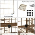 thumbnail image 6 of 8-Cube Wire Storage Organizer | 24.8"L x12.4"W x48.4"H Modular DIY Metal Grid Shelving for Living Room Office Closet, 6 of 7