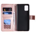 thumbnail image 5 of Allytech Galaxy A51 (4G) Case Cover, Premium PU Leather Folio Flip Kickstand Magnetic Clasp Wrist Strap Shockproof Anti-scratch TPU Back Cover Wallet Case for Samsung Galaxy A51 (4G), Rosegold, 5 of 6