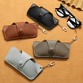 thumbnail image 4 of Faux Leather Glasses Pouch Soft Lightweight Scratch-free Storage Long Lifespan Anti-drop Glasses Case, 4 of 9