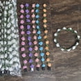 thumbnail image 4 of CSChome Accessoire Cheveux Rétro Couronne Romantique Lumineuse LED Fleurs Roses Bandeau Mariage Fête Guirlande Lumineuse, 4 of 6