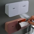 thumbnail image 4 of Toystoory Organizador de baño, caja de almacenamiento de plástico resistente al agua, solución de estante fácil de limpiar, organizador de Almacenamiento y organización del hogar gris blanco, 4 of 6