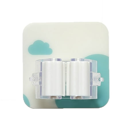 

QIIBURR Hanger Storage Rack Cloud Wall Mounted Mop Umbrella Holder Brush Broom Hanger Storage Rack
