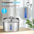 thumbnail image 5 of Cat Water Fountain,74oz/2.2L Stainless Steel Pet Water Fountain, 5 of 6
