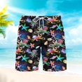 thumbnail image 1 of Pantalones cortos de playa con estampado 3D para hombre, ropa informal de animales, tiburón, ballena, Mar submarino, Harajuku, para correr Fivean unisex, 1 of 2