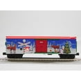 thumbnail image 3 of M.T.H. Electric Trains MTH RAILKING Christmas BOXCAR W/Blinking LEDs Reindeer Crossing O Gauge 30-71155, 3 of 9