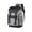 Gray, variant on Laptop Backpack for Women Men, Large Capacity Travel Backpack with Multi‑Pocket, Carry On Backpack with Snap‑Buckle Closures, Casual Travel Daypack for Daily Short Trips Office College, Black