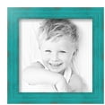 thumbnail image 2 of ArtToFrames 10" x 10" Turquoise Picture Frame, 10x10 inch Blue Wood Poster Frame (WOM-4588), 4 Pack, 2 of 7