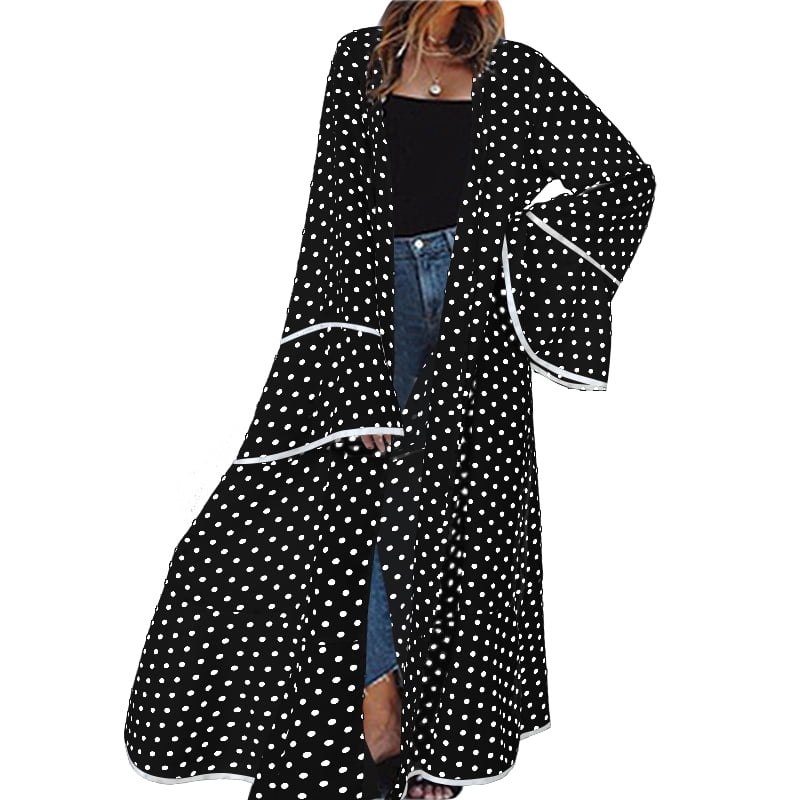 polka dot beach cover up