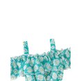 thumbnail image 2 of Xingqing 8 Colors Summer Princess Kids Girls Dress Flowers Printed Short Sleeve Off Shoulder Ruffles A-Line Chiffon Dress, 2 of 7