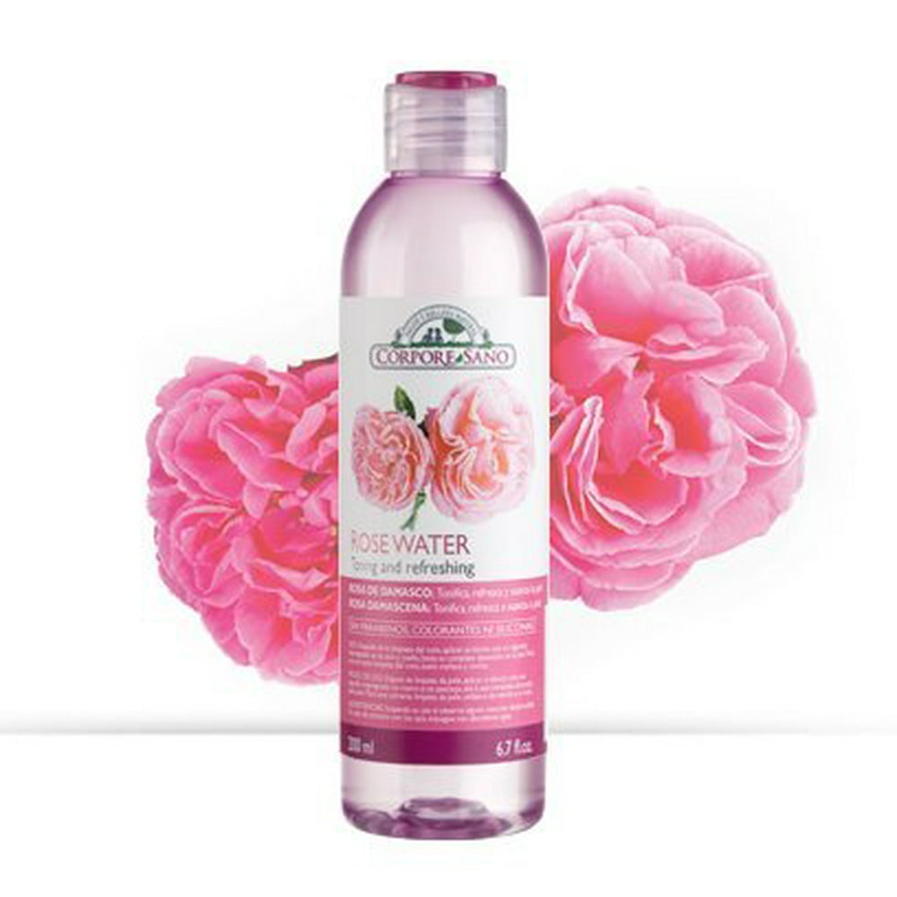 Corpore Sano Rose Water / Agua de Rosas Toning Refreshing MoisturizingDamask Rose Tonificante