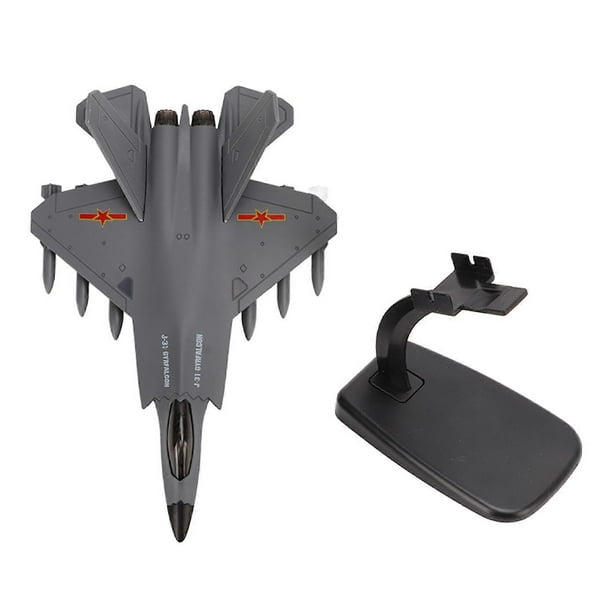 J 31 Chinese Fighter Model High Simulation Pull Back Function Fighter Model Toys with Light Music
