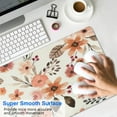 thumbnail image 4 of Brown Flowers with a Beige Background&nbsp;mousepad Gamingwaterproofnon Slip&nbsp;for Office Home Work GamingmousepadsRubber Base Mousepad with Stitched Edges 31.5x11.8inches, 4 of 7