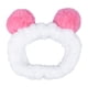 thumbnail image 1 of Diadema elástica con orejas de panda para mujer, accesorio para el cabello (rojo sandía), 1 of 5