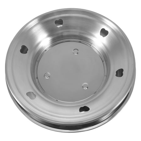 

1Pc Heavy Duty Steam Rack Round Pot Holder Stainless Steel Heat-proof Pot Rack (Silver)