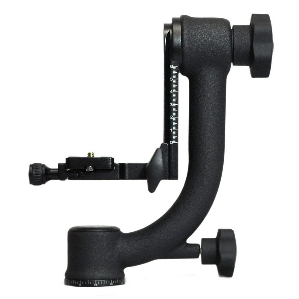 Opteka GH1 Professional Heavy Duty Metal Gimbal Tripod Head with Arca