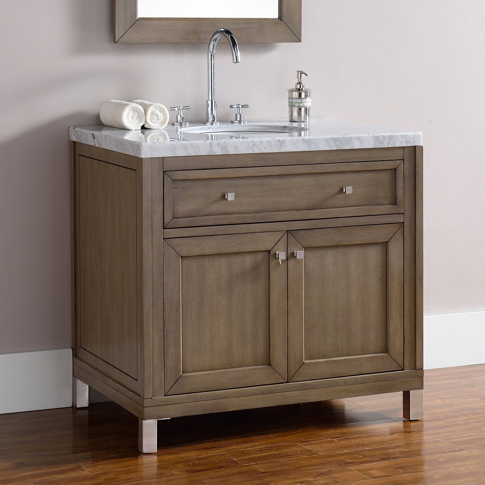 James Martin Chicago 36 in. Single Bathroom Vanity