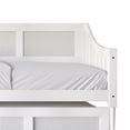 thumbnail image 5 of Castle Place Timeless Cane Wooden Daybed with Trundle, White, 5 of 12