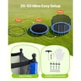 thumbnail image 6 of KFFKFF 15FT Round Outdoor Trampoline with Safety Enclosure Net, ASTM Certified, Durable Design, 470 lbs Weight Capacity, Rust-Resistant Backyard Trampoline for Children and Adults, 6 of 8