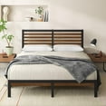 thumbnail image 3 of Zinus 35 inch Kai Bamboo and Metal Platform Bed Frame, 3 of 9