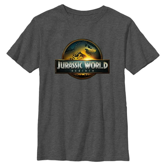 Boy's Jurassic World: Rebirth Official Movie Logo Graphic T-Shirt