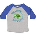 thumbnail image 3 of Inktastic Skip a Straw Save a Turtle with Cute Green Sea Turtle Boys or Girls Toddler T-Shirt, 3 of 5